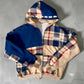 PLAID PATTERN CHECK FULL ZIP